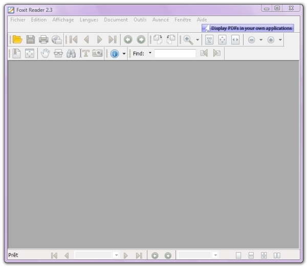 Foxit Reader, un lecteur de fichier PDF