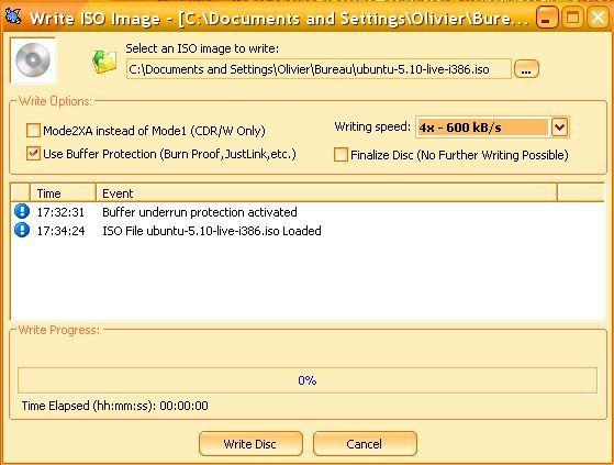 Utilitaire de gravure de CDBurner XP Pro 3