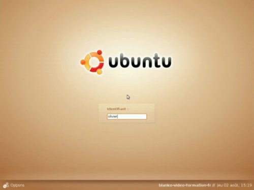 Image d’accueil d’Ubuntu