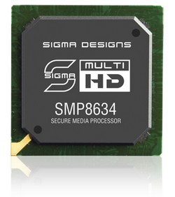 puce compression/décompression vidéo Sigma Design smp8634